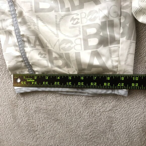 Billabong Boys Swim Shorts Size 9 White Gray Drawstring Athleisure Beach Summer - Picture 7 of 16